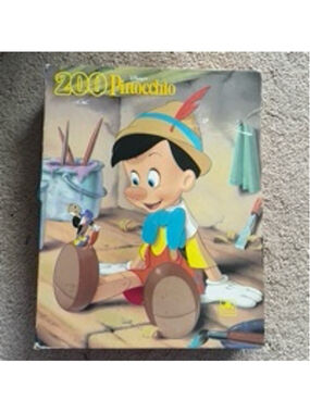 Disney Pinocchio Notebook One Size Brown Yellow